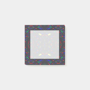 Prismatic Rainbow Abstract Acrylic Art Post-it Notes