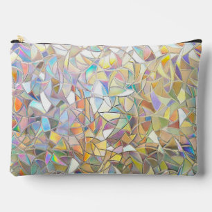 Prismatic Stained Glass Effect Accessory Pouch