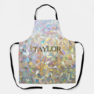 Prismatic Stained Glass Effect - Rainbow Prismatic Apron