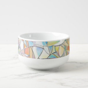 Prismatic Stained Glass Effect - Rainbow Prismatic Soup Mug