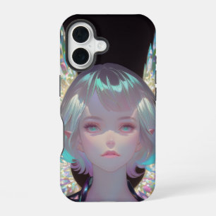 Prismatic Winged Fae in Midnight Glam iPhone 16 Case