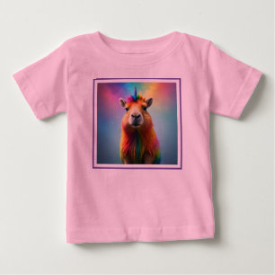Prismhorn: The Rainbow Capybaraicorn Baby T-Shirt