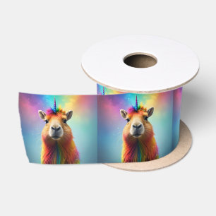 Prismhorn: The Rainbow Capybaraicorn Satin Ribbon