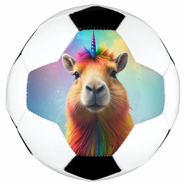 Prismhorn: The Rainbow Capybaraicorn, Soccer Ball (Front)