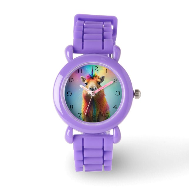 Prismhorn: The Rainbow Capybaraicorn Watch (Front)