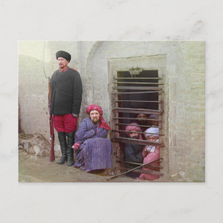 Prison and Inmates - Vintage 1912 Color Photo Post Postcard