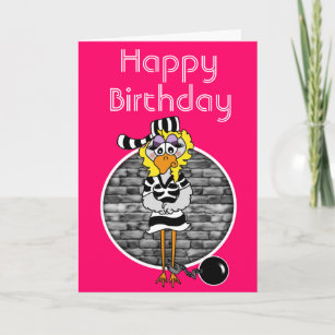 Prison Birthday Card