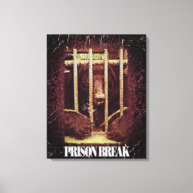 Prison break - Wrapped Canvas Print (Front)