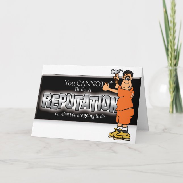 Prison Cards - Build Reputation (Front)