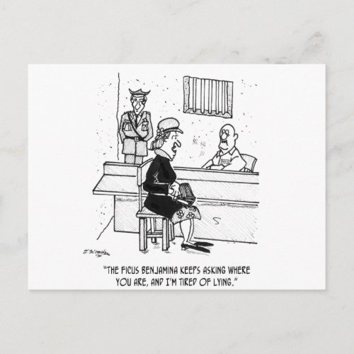 Prison Cartoon 9493 Postcard
