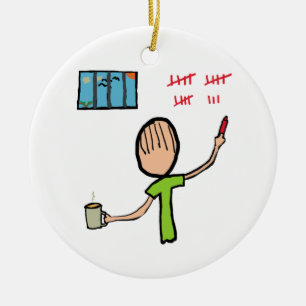 Prison Ceramic Ornament