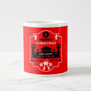 Prison Christmas Holiday Gift Giant Coffee Mug