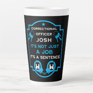 Prison Correctional Officer Latte Mug