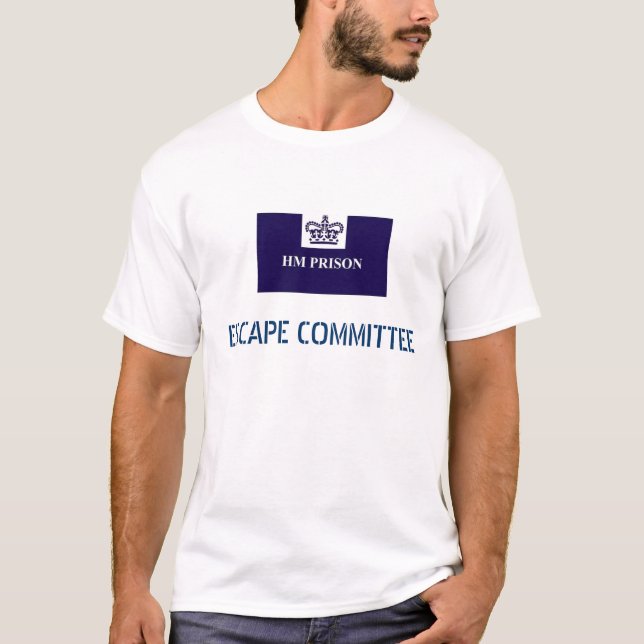 Prison, ESCAPE COMMITTEE T-Shirt (Front)
