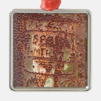 Prison Graffiti Metal Ornament