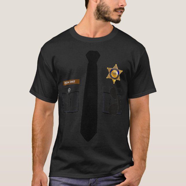 Prison Guard Correctional Officer Costume T-Shirt (Front)