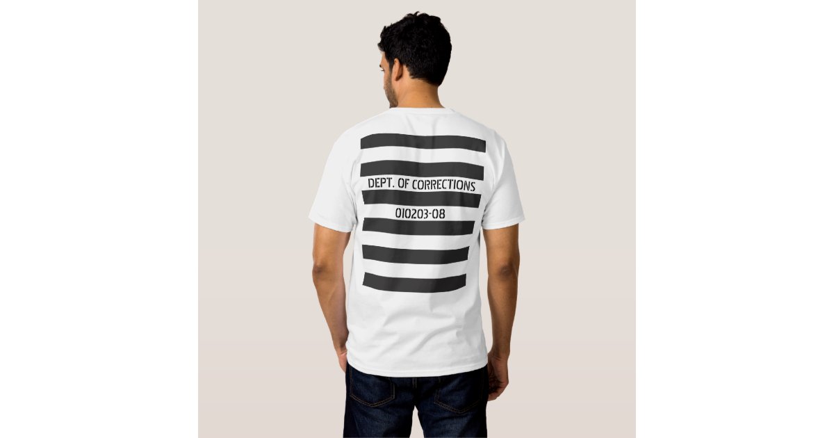 Prison Inmate T-Shirt | Zazzle