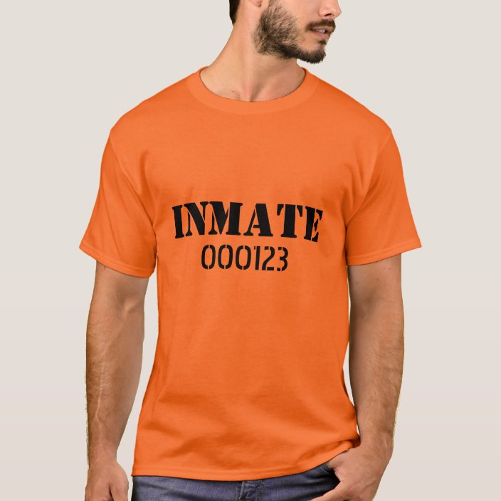 orange prison t shirt