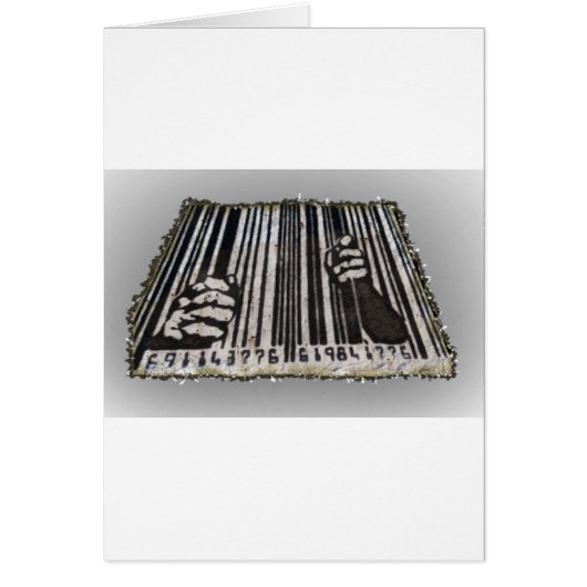 PRISON JAIL BAR CODE CARDS (Front)