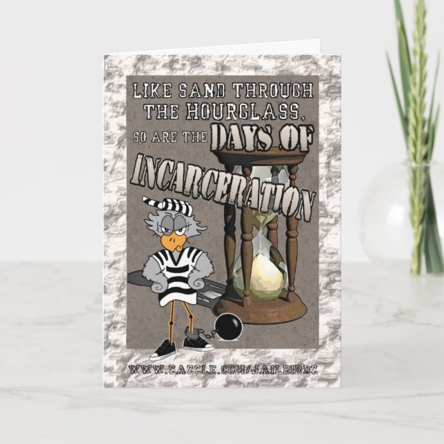 Prison Jailbird Card (Front)