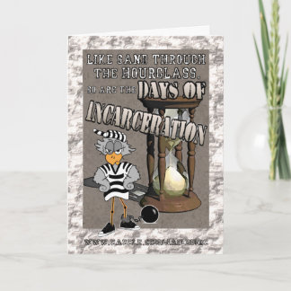 Prison Jailbird Card
