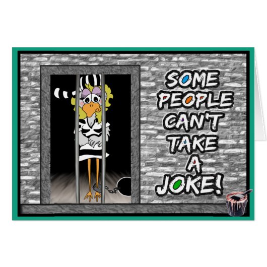 Prison Jailbird Cards (Front Horizontal)