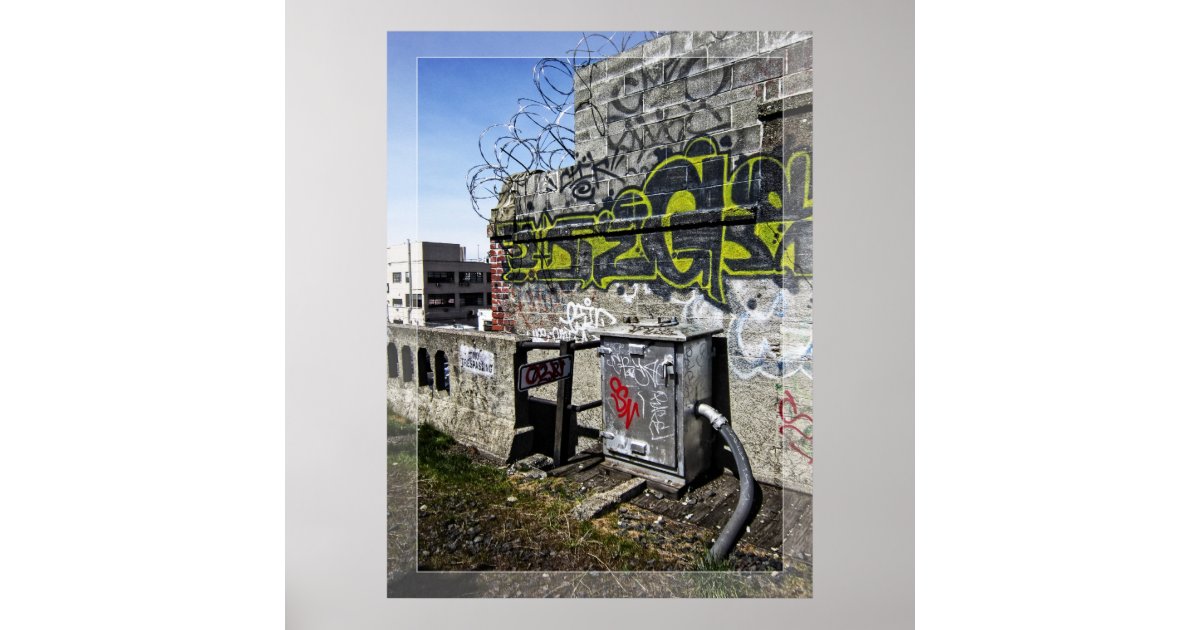 PRISON RAZOR WIRE POSTER | Zazzle