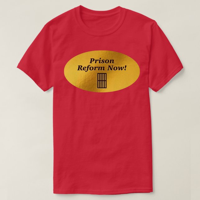 Prison Reform Now BLM T-Shirt (Design Front)