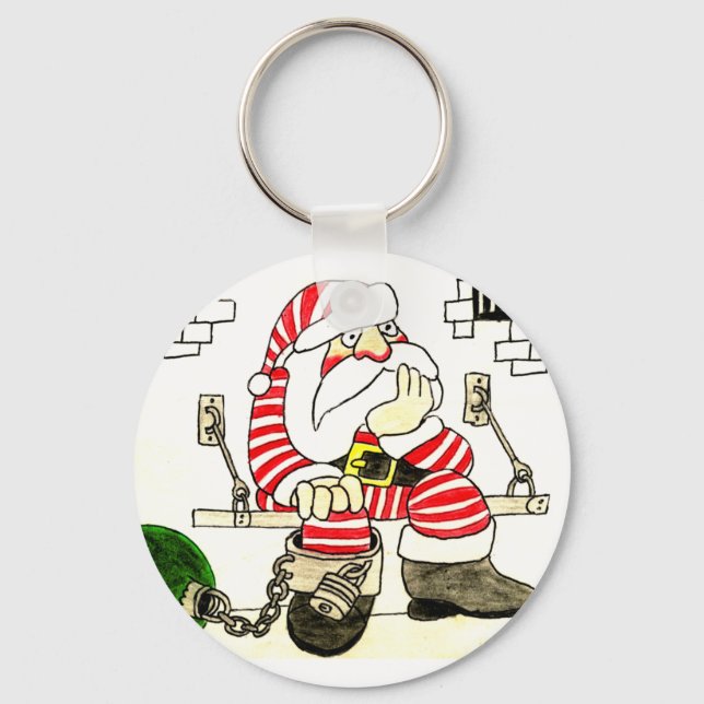 PRISON SANTA KEYCHAIN (Front)