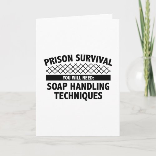 Prison Survival Card