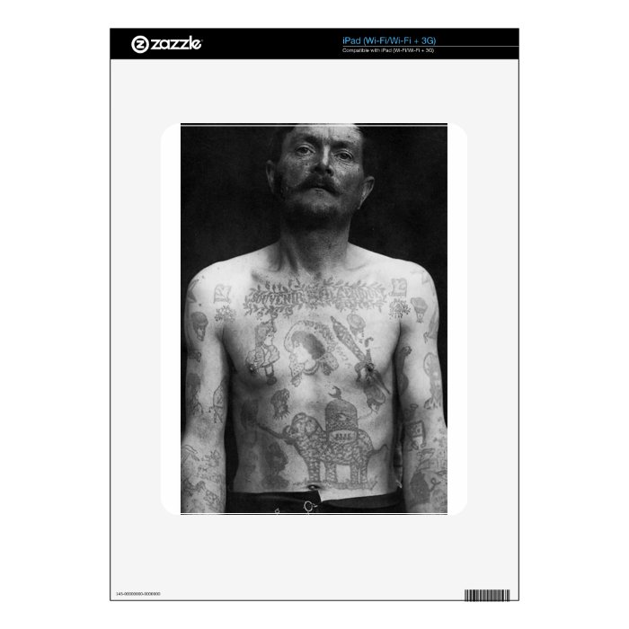 Prison Tattoos Skins For iPad