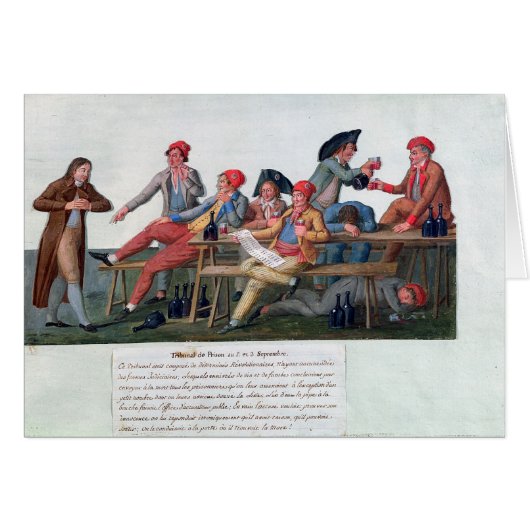 Prison Tribunal of 2 & 3 September, 1792 Cards (Front Horizontal)