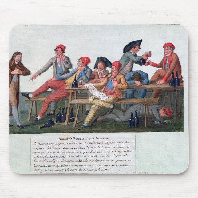 Prison Tribunal of 2 & 3 September, 1792 Mouse Pad (Front)