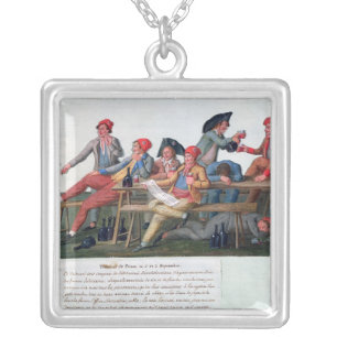 Prison Tribunal of 2 & 3 September, 1792 Silver Plated Necklace