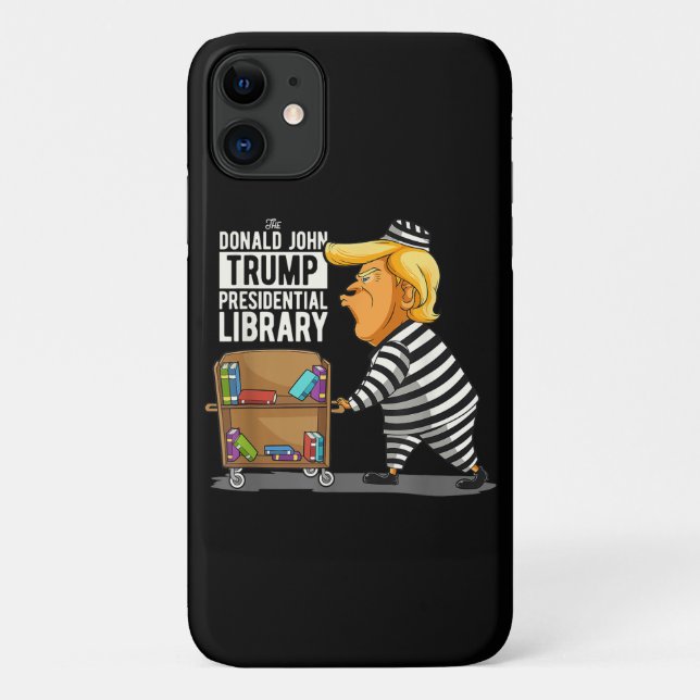 Prison Trump Presidential Library Case-Mate iPhone Case (Back)