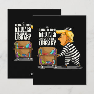 Prison Trump Presidential Library Holiday Card