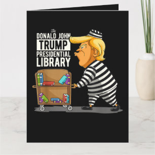Prison Trump Presidential Library Letterpress Thank You Card