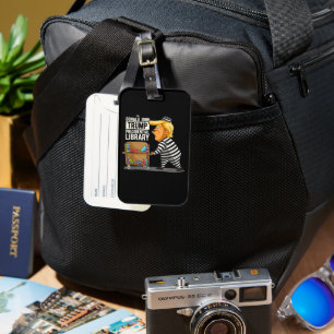 Prison Trump Presidential Library Luggage Tag