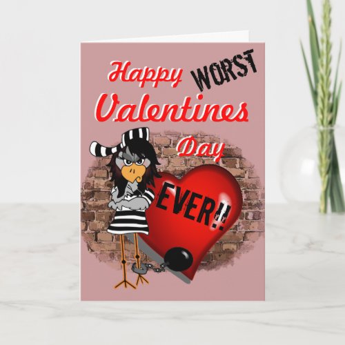 Prison Valentines Day card