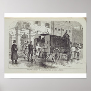 Prison Van taking up Prisoners at the House of Det Poster