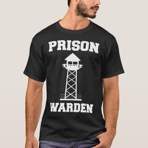 Prison Warden Correctional Officer Facility T_Shirt