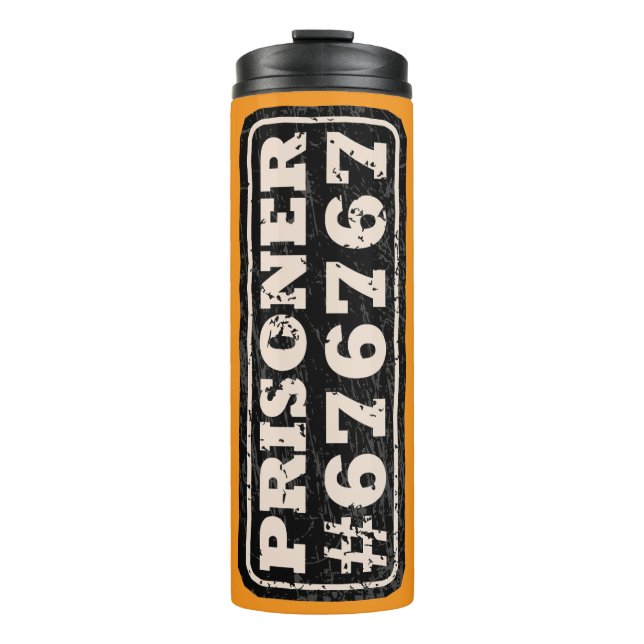 Prisoner 67 Meme Thermal Tumbler (Front)