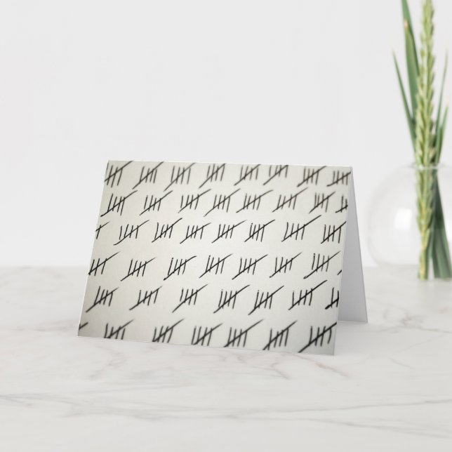 Prisoner Card - Counting the Days (Front)