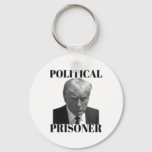 Prisoner Donald J Trump Bampw President 45 Mugsh Keychain