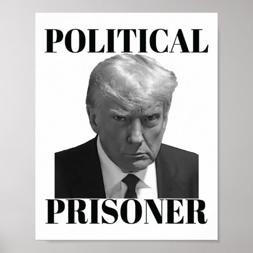 Prisoner Donald J Trump Bampw President 45 Mugsh Poster