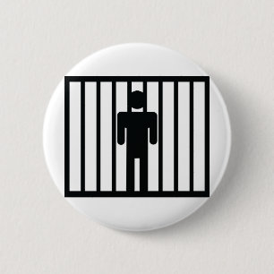 prisoner icon pinback button
