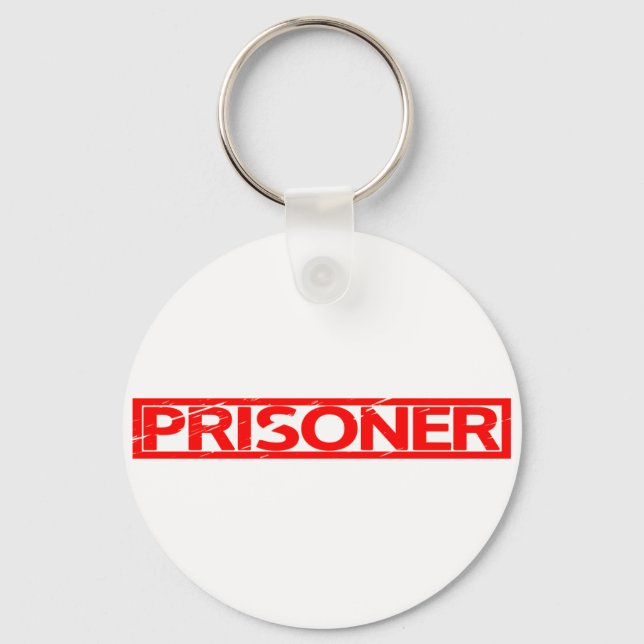 Prisoner Stamp Keychain (Front)