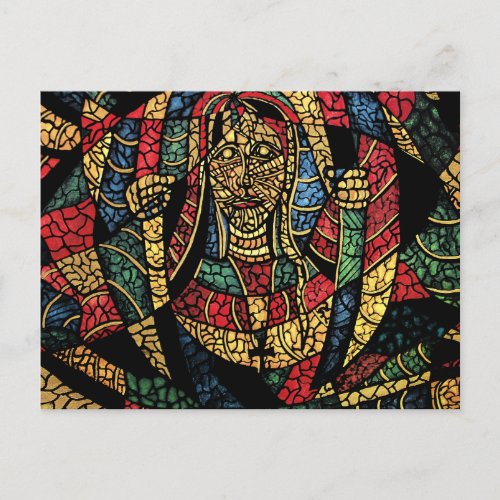 Prisoner To Fear Abstract Art Postcard