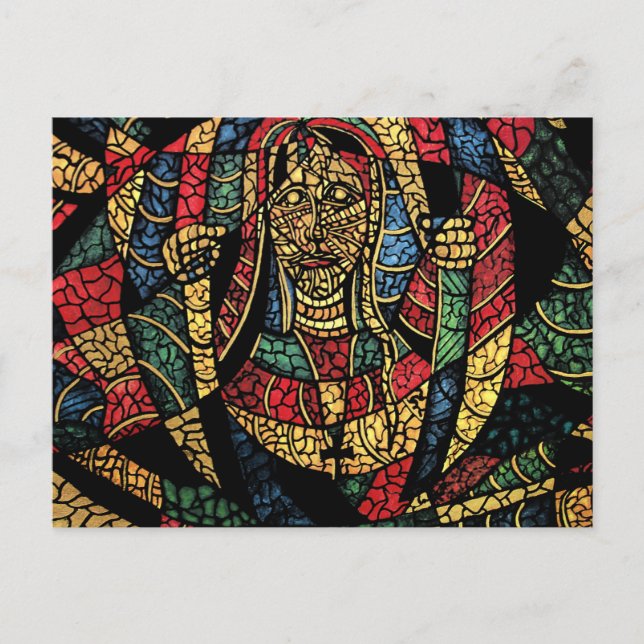 Prisoner To Fear Abstract Art Postcard (Front)