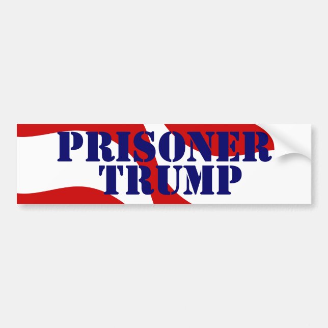 Prisoner Trump Donald President 25th amendment Bumper Sticker (Front)